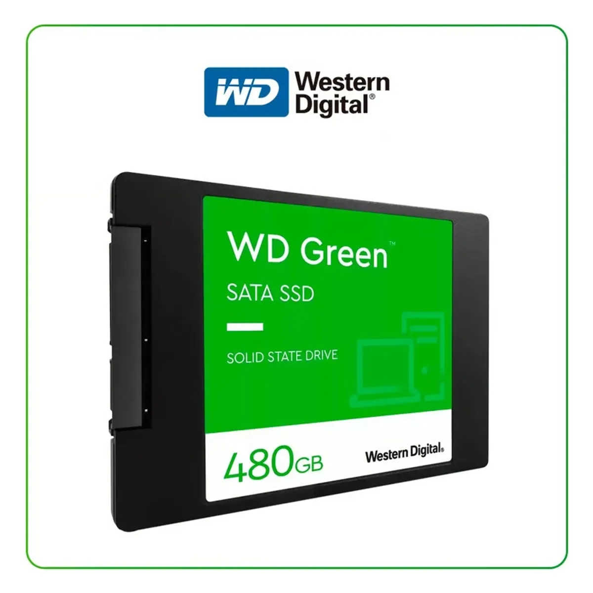 WESTER DIGITAL - Disco solido SSD WD Green 480GB SATA 6Gbs 25 7mm