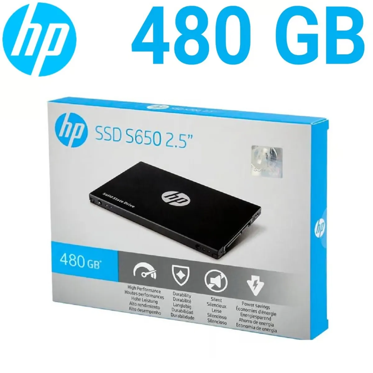 HP - SSD Disco Solido HP 480gb formato 2.5" Sata 480 GB S650