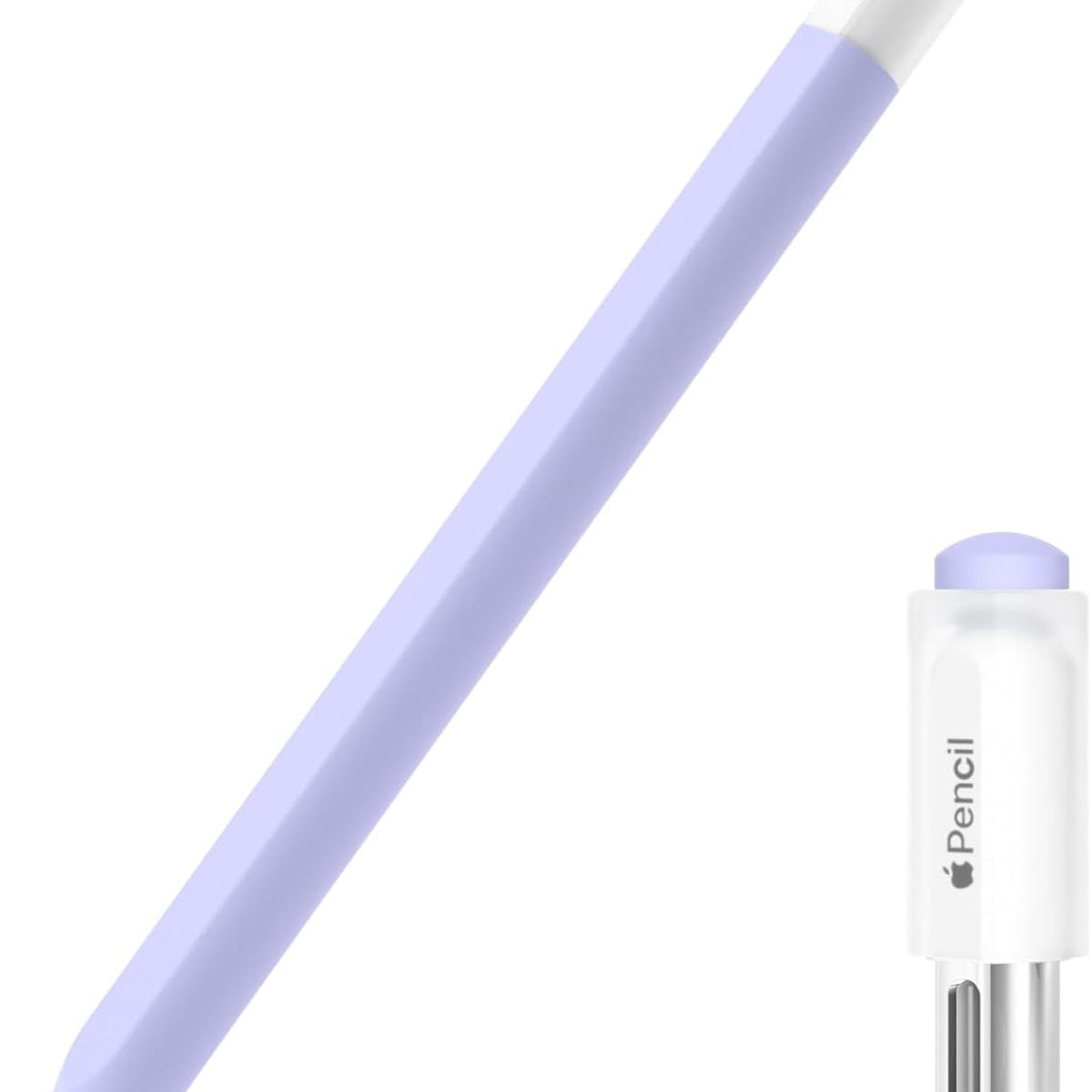 GENERICO - Funda de silicona para Apple Pencil 3ra generación USB-C - LILA