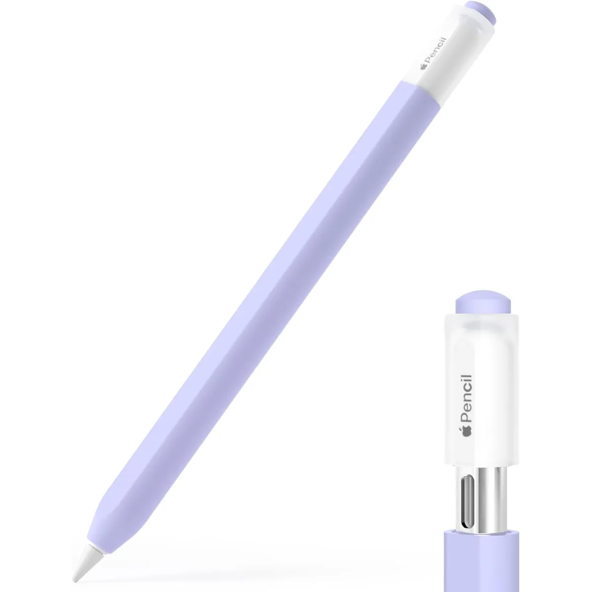 GENERICO - Funda de silicona para Apple Pencil 3ra generación USB-C - LILA