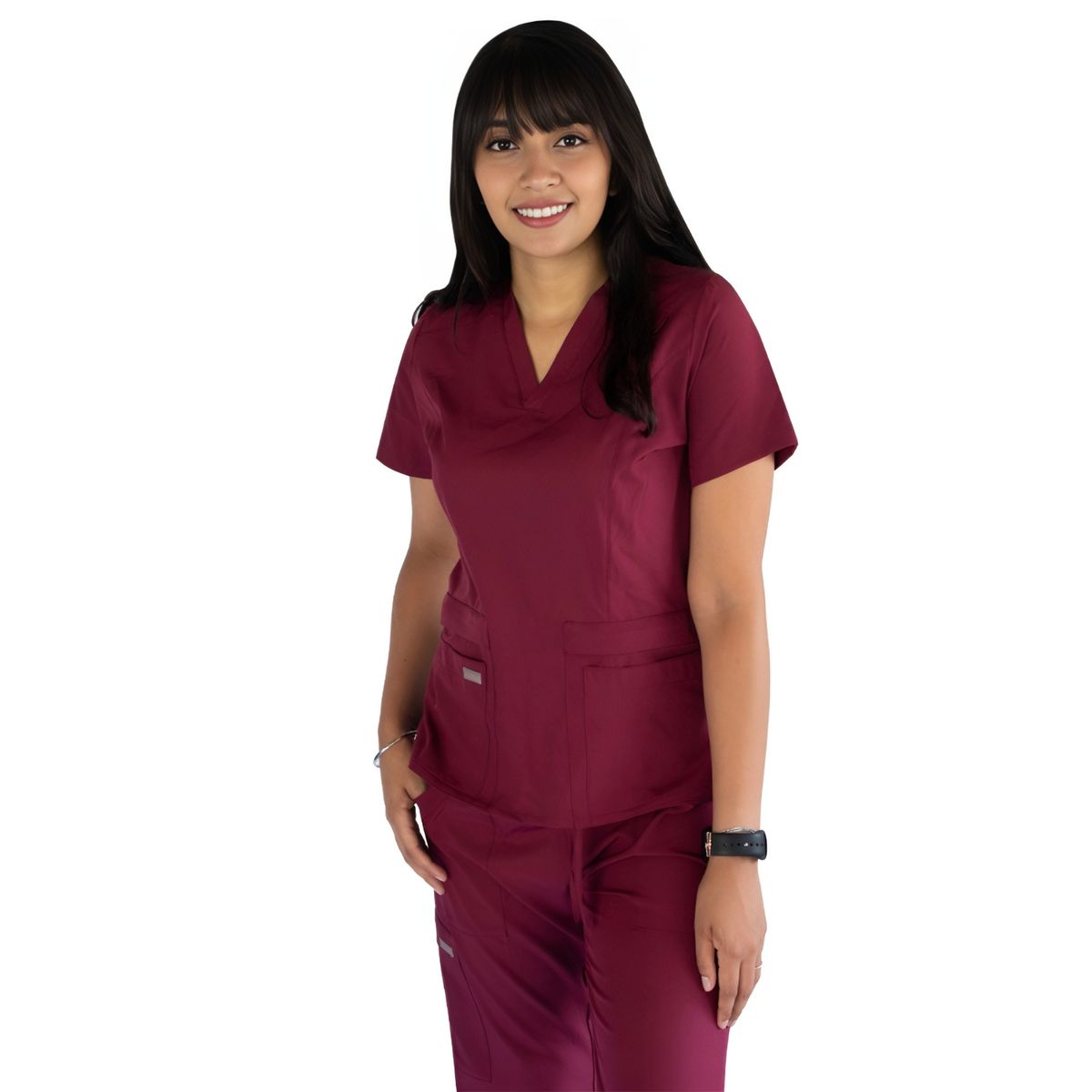 TWELVE - Twelve - conjunto médico scrub Chloe - Guinda