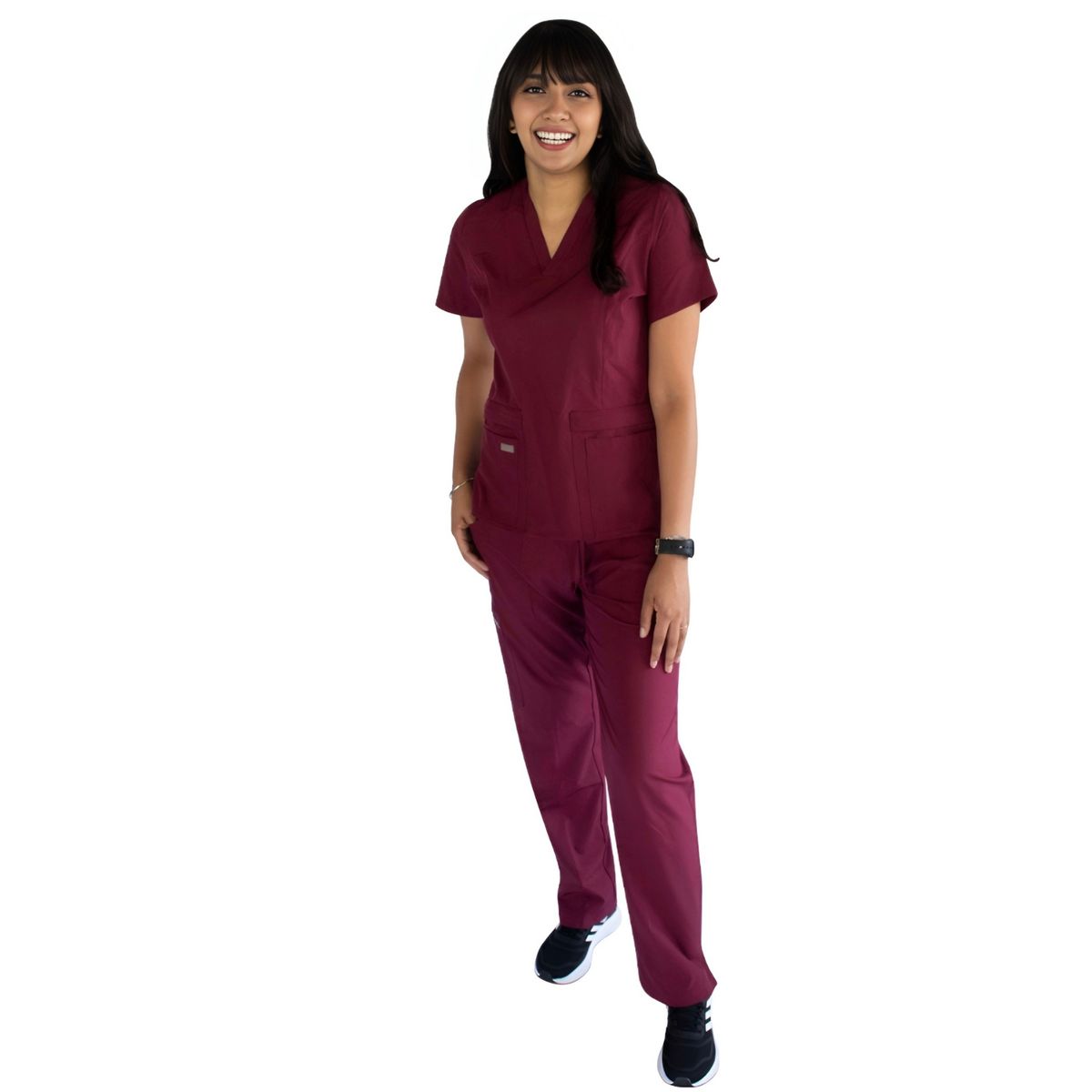 TWELVE - Twelve - conjunto médico scrub Chloe - Guinda