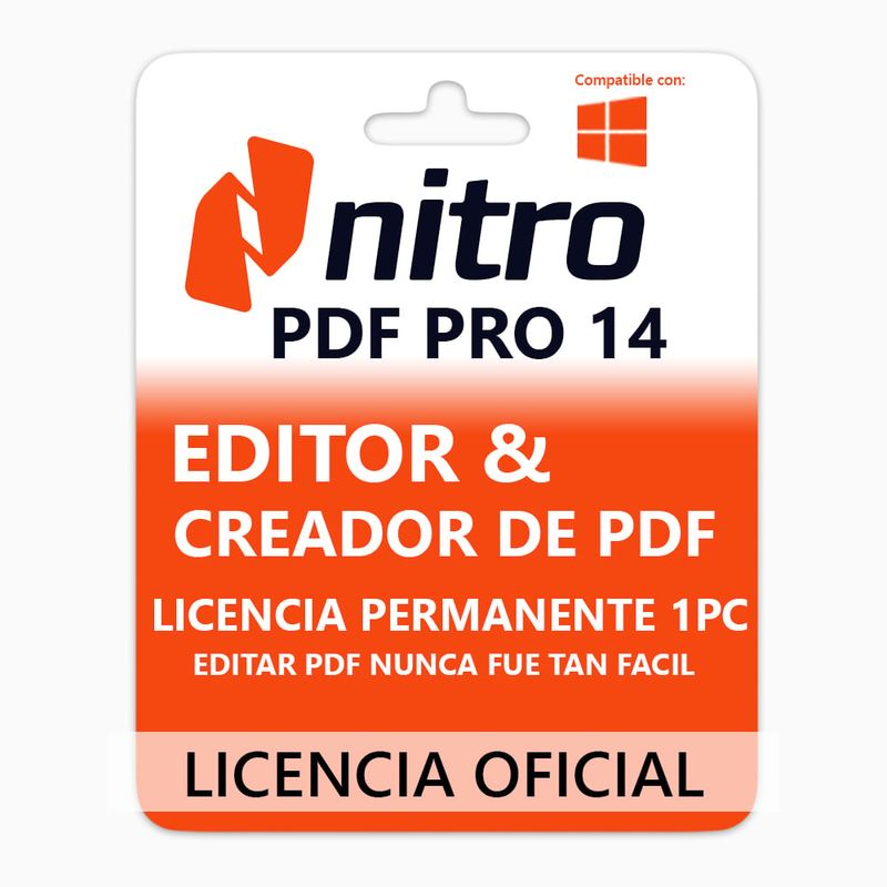 NITRO - Nitro PDF Pro 14 - Editor y Lector de PDF