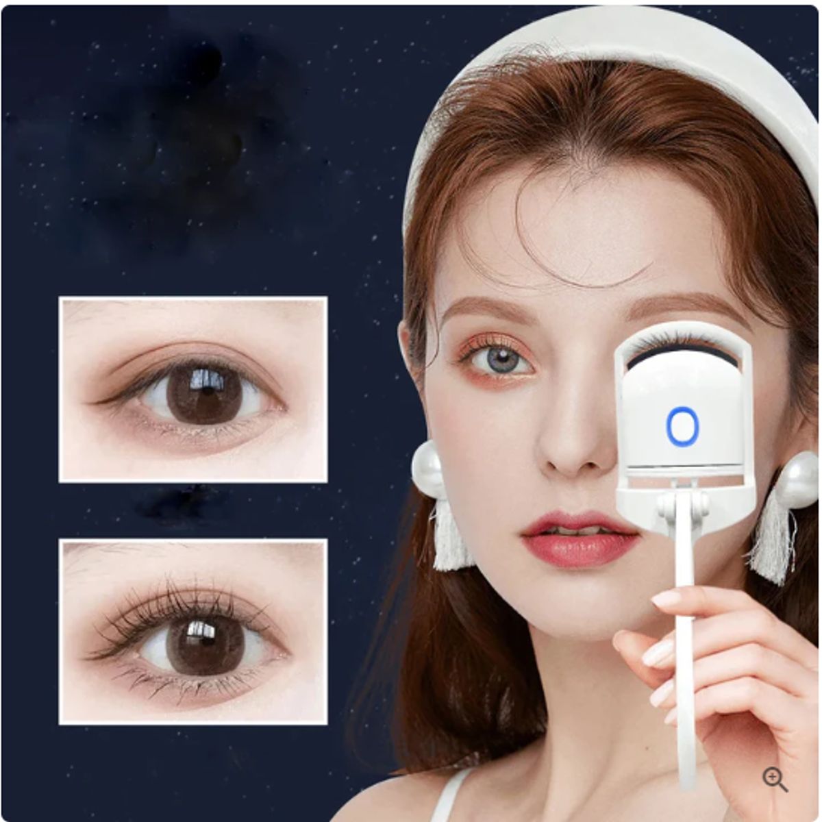 GENERICO - Rizador Electrico para Pestañas Portatil Recargable Super Practico