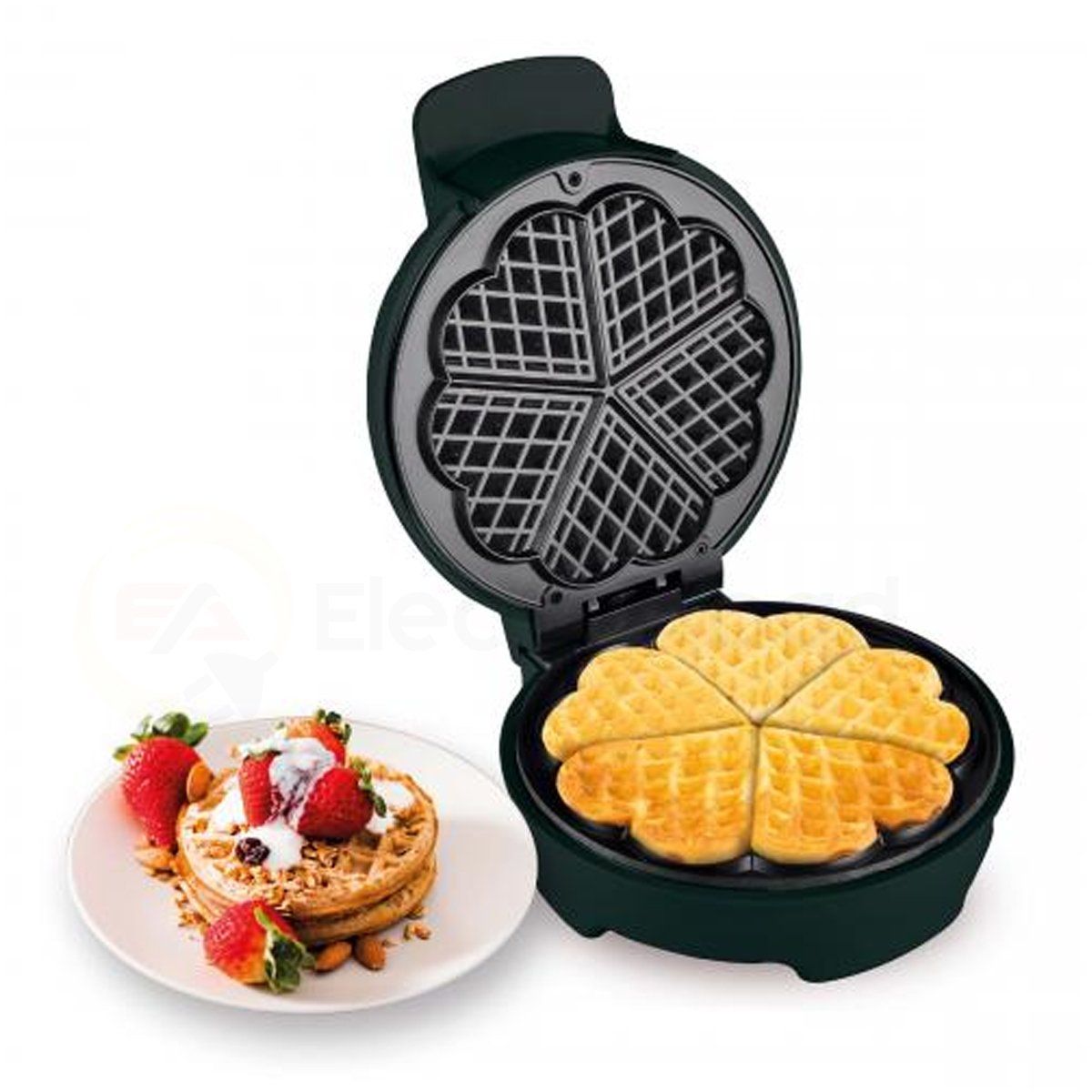 BLACKLINE - Wafflera Blackline WF-906 hasta 5 Wafles en Forma de Corazón