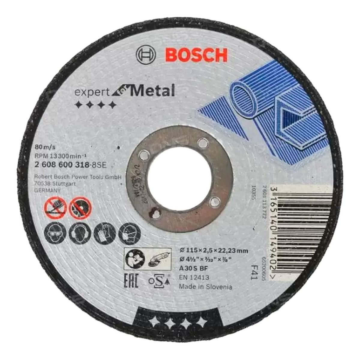 BOSCH - Bosch Disco Abrasivo Corte Expert Metal  115X2.5 Recto