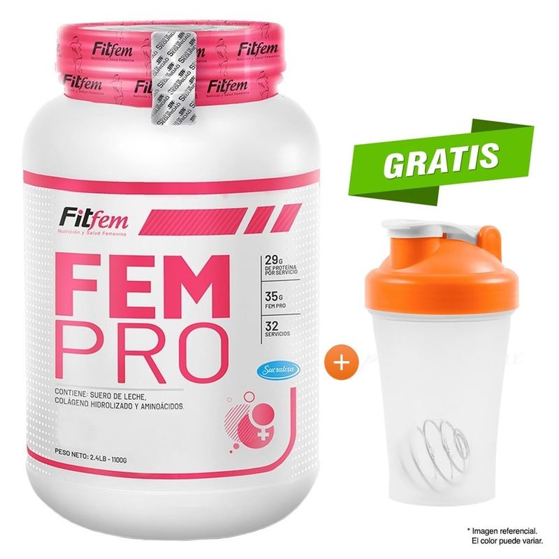 FITFEM - FEM PRO 1.1 KG PROTEÍNA FITFEM CHOCOLATE + REGALO