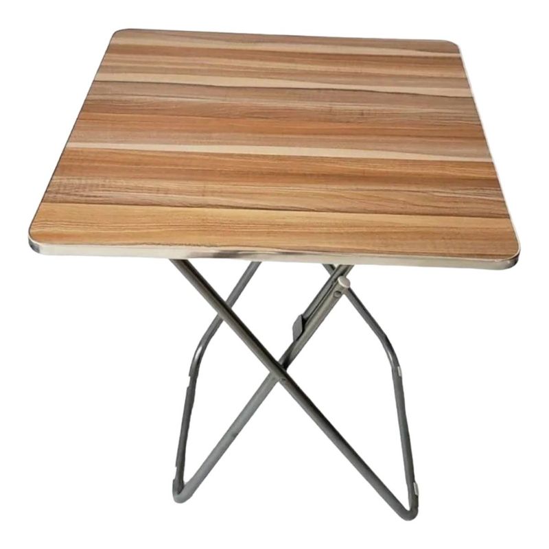 GENERICO - MESA PLEGABLE CUADRADA 70 X 60 X 60 cm
