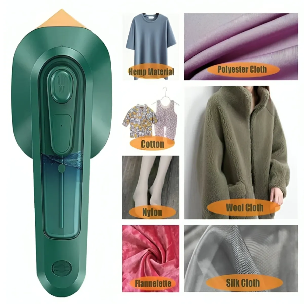 GENERICO - Plancha Mini Portátil De Vapor  Planchado En Húmedo Y Seco