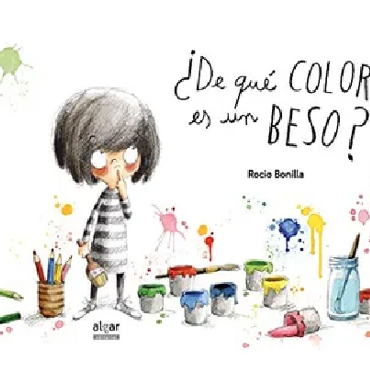 GENERICO - Libro Infantil De que Color es un Beso