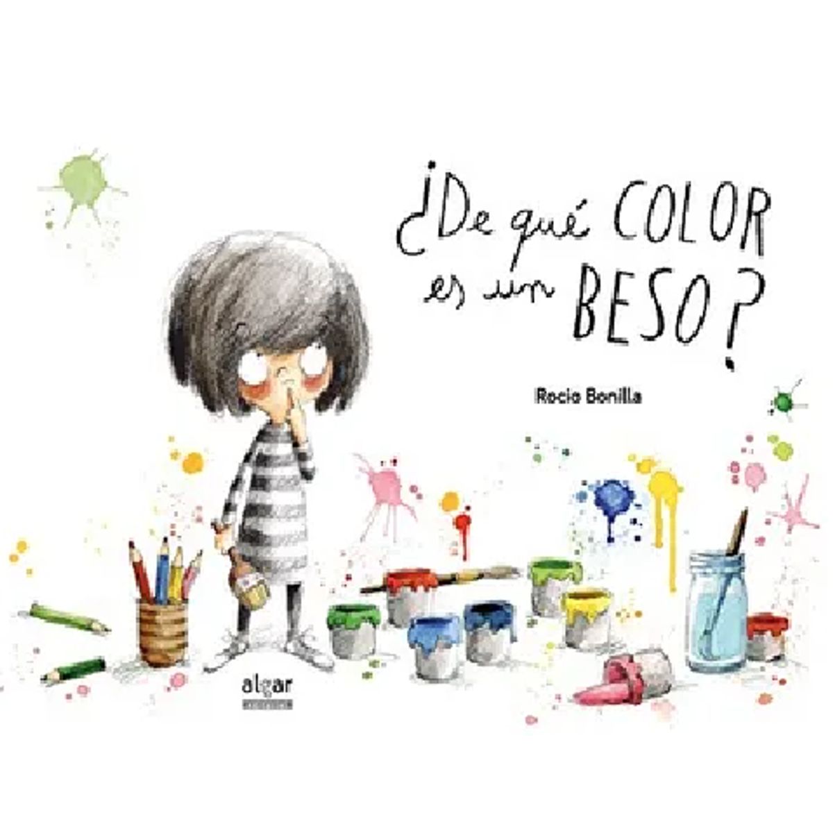 GENERICO - Libro Infantil De que Color es un Beso
