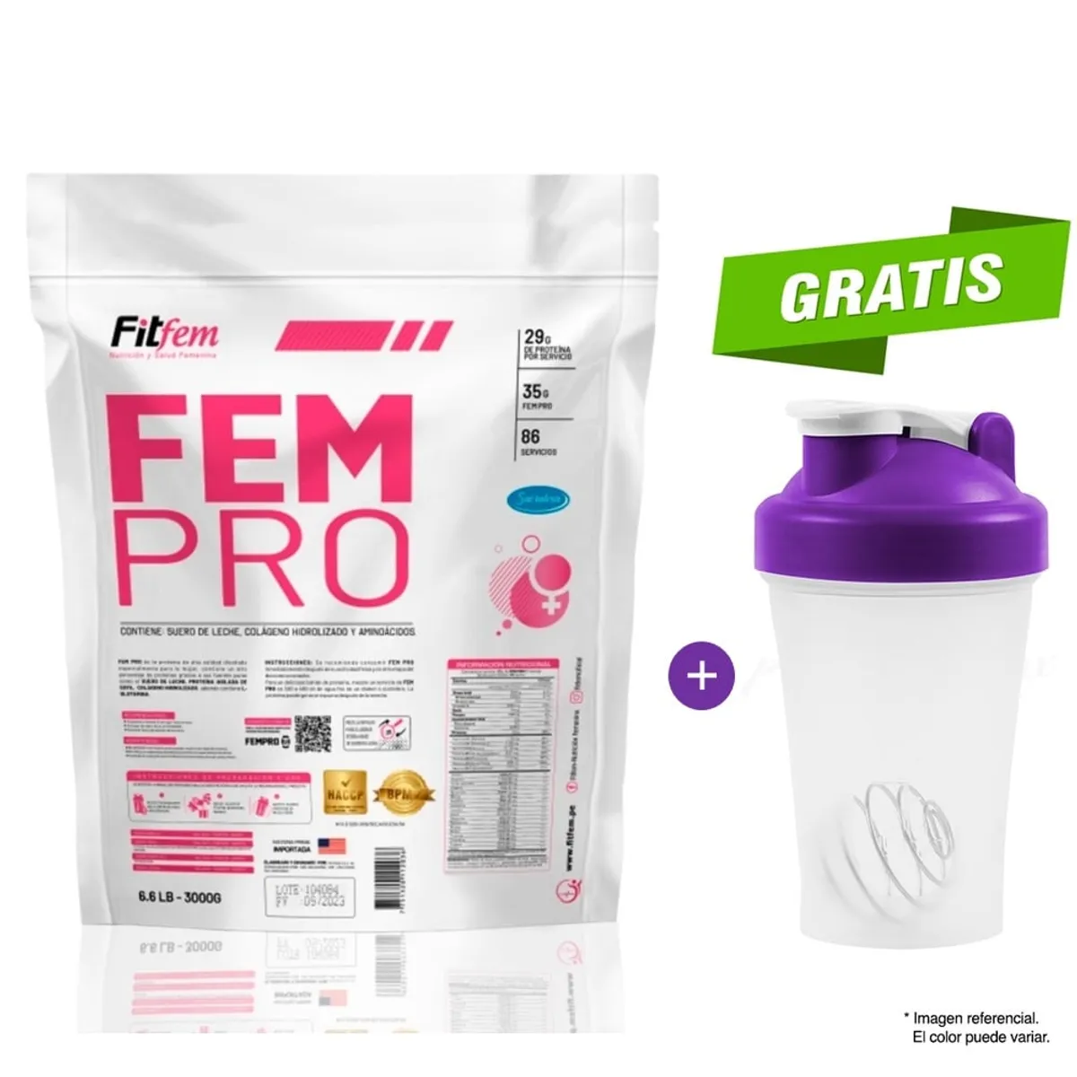 FITFEM - Proteína Fitfem Fem Pro 3 Kg Chocolate