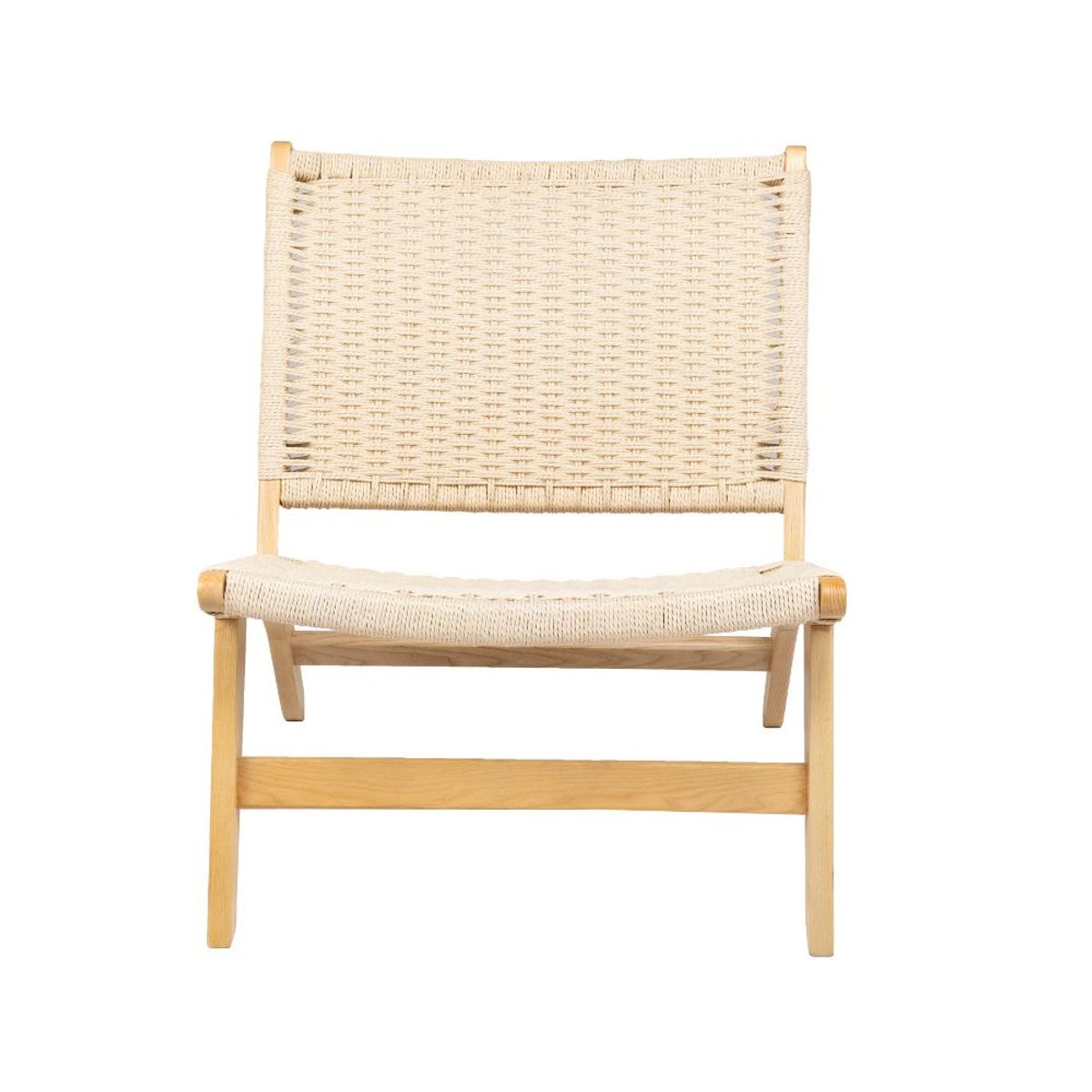 NIHM - Butaca de Rattan Ozlo Marrón Claro