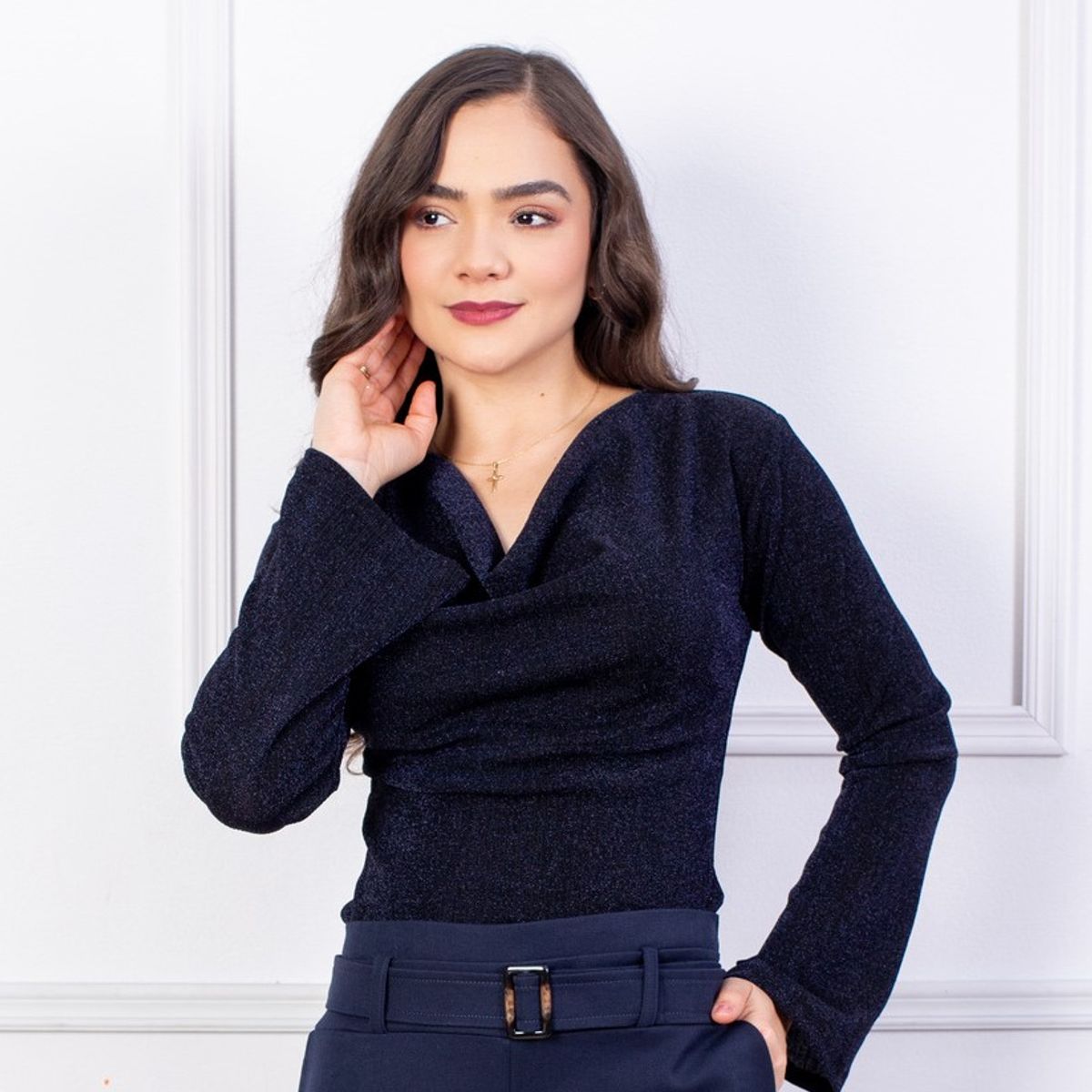 NANCY'S COLLECTION - Blusa manga larga de Mujer Nancys Collection