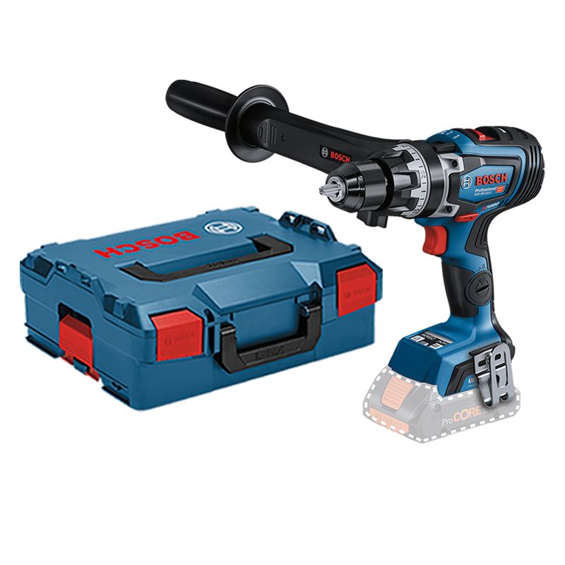 BOSCH - Taladro Percutor 12 Biturbo Gsb 18v-150 C L-boxx Sin Bat