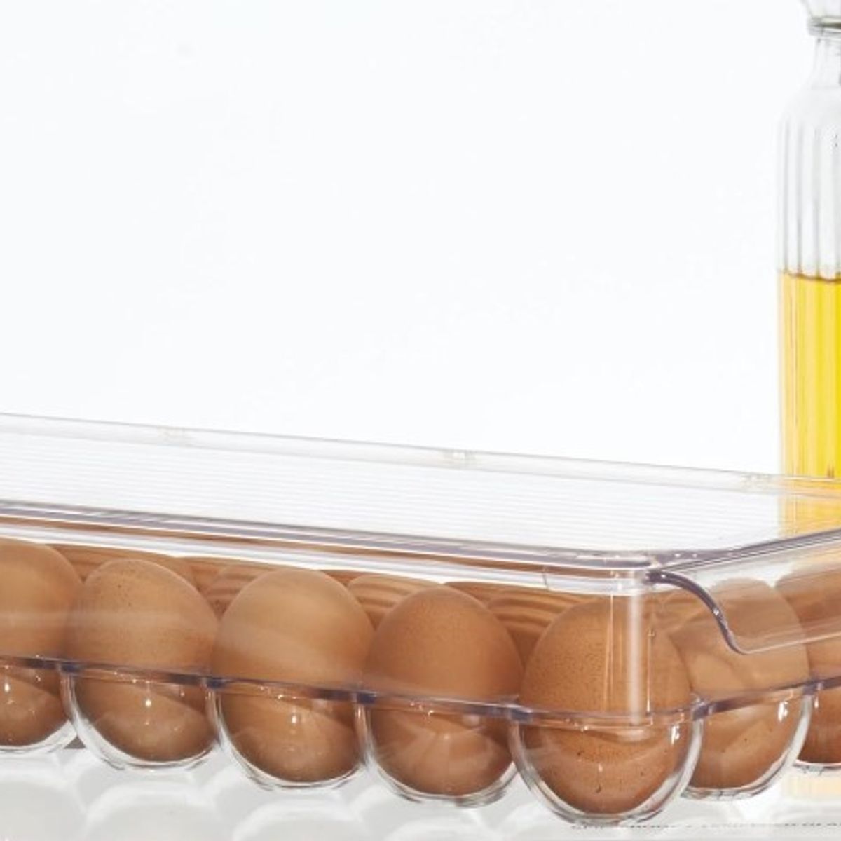 GENERICO - Porta Huevos con Tapa  para 18 Huevos