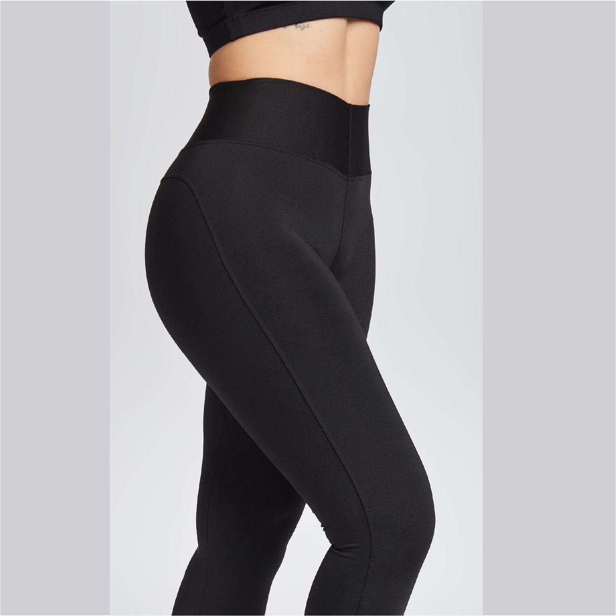SOLO LEGGINGS - Leggings Termicas Micro Frannel - Negro