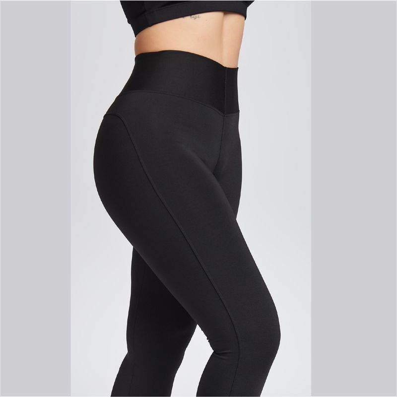 SOLO LEGGINGS - Leggings Termicas Micro Frannel - Negro