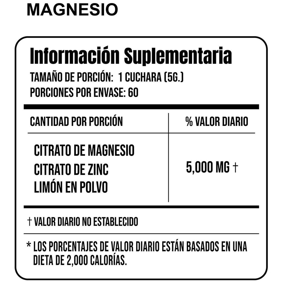 ZENDLAB - Pack x2 Magnesio citrato Zendlab 300 gr
