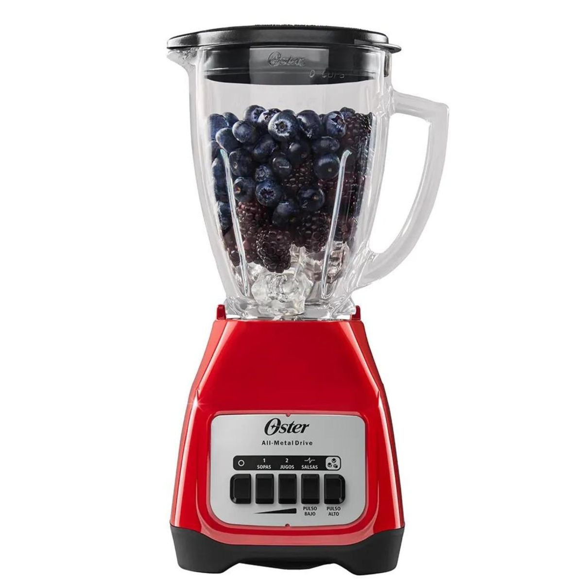 OSTER - Licuadora Oster BLSTKAGRPB 02 velocidades 800 W Rojo