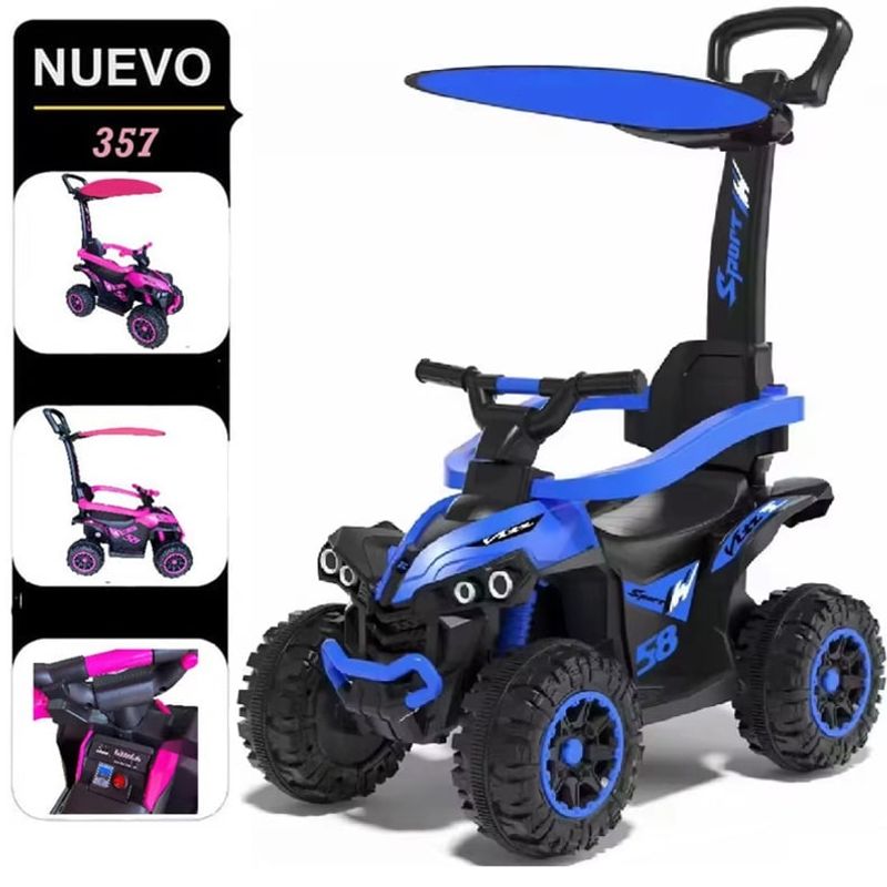 EBABY - Buggy Corre Pasillos 357 con USB, Bluetooth y Sonido