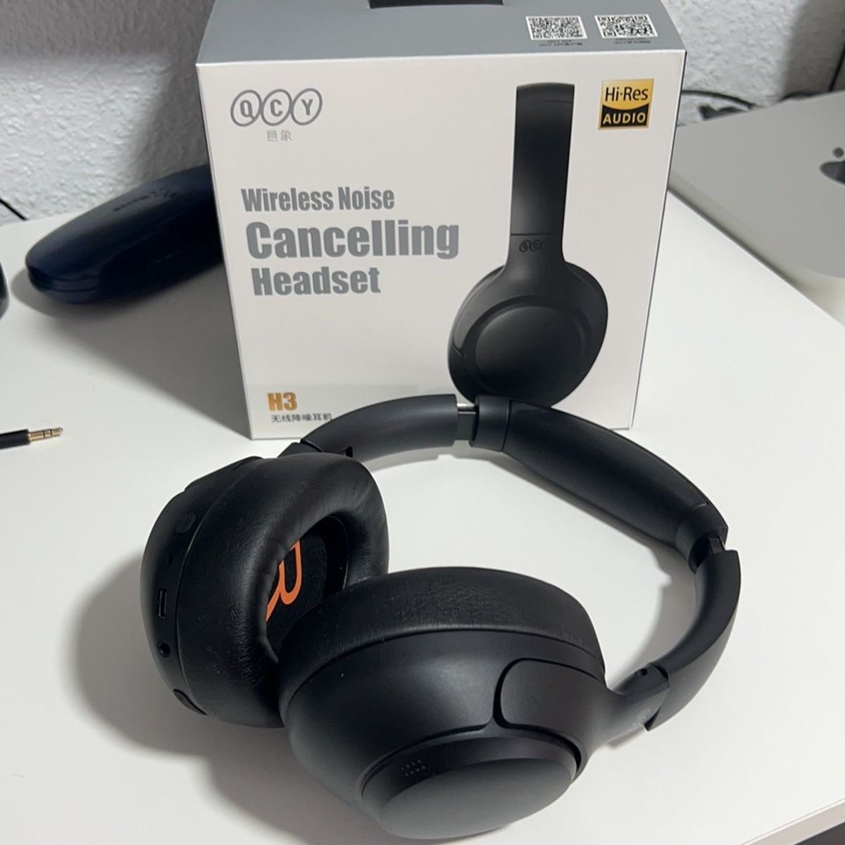 QCY - AUDIFONO INALÁMBRICO QCY H3 Bluetooth 5.3 70h Anc Activa - NEGRO