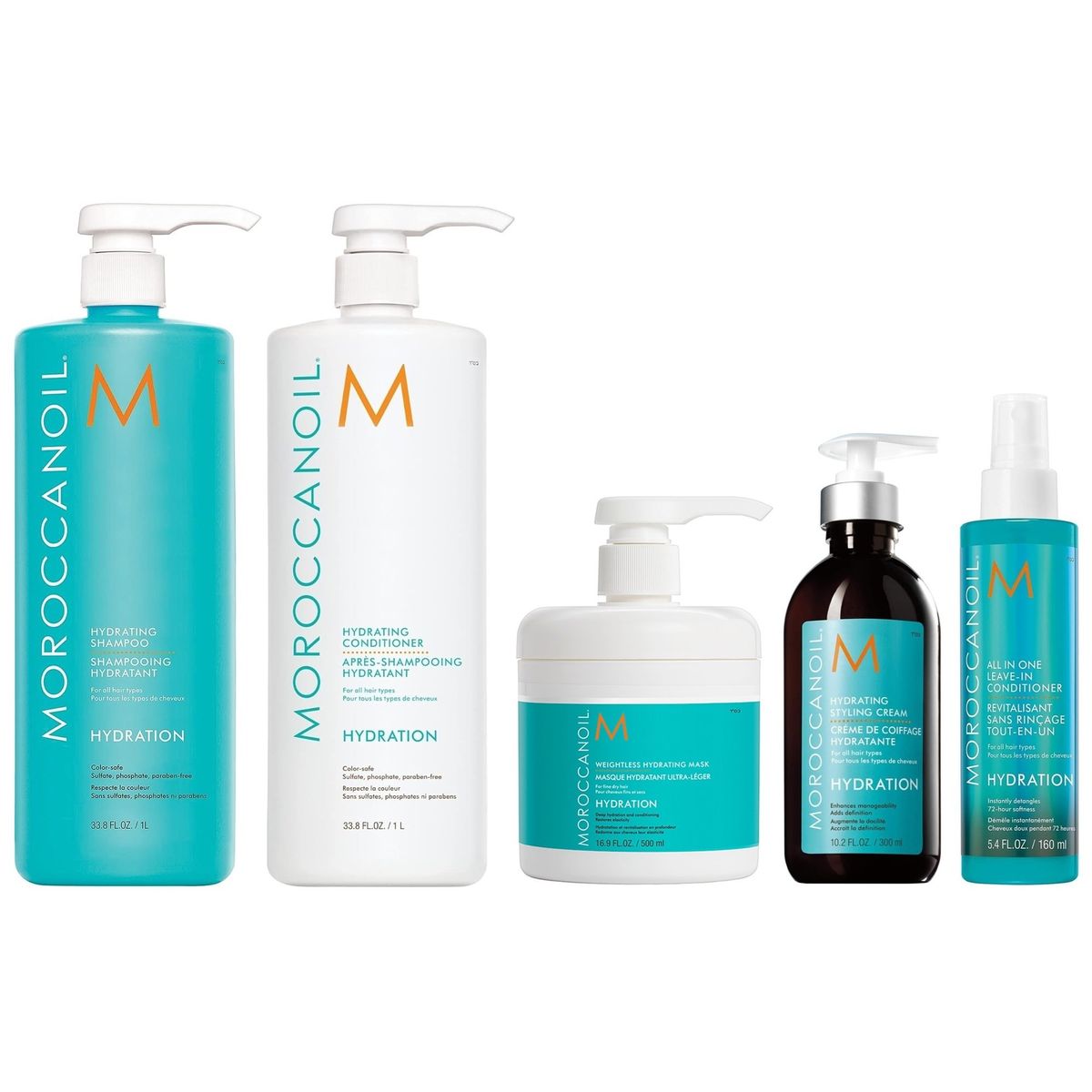 MOROCCANOIL - Tratamiento Hidratante Capilar Ultraligero Moroccanoil Hydration Litro