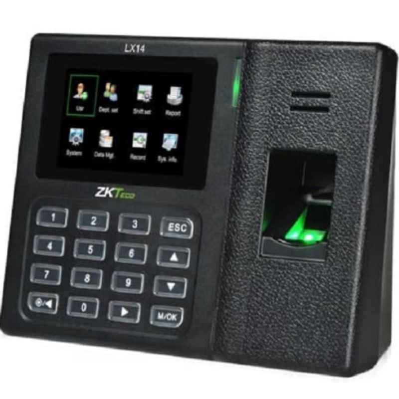 ZKTECO - ZK-LX 14 - CONTROL DE ASISTENCIA HUELLA DIGITAL Y/O CLAVE - BIOMETRICO