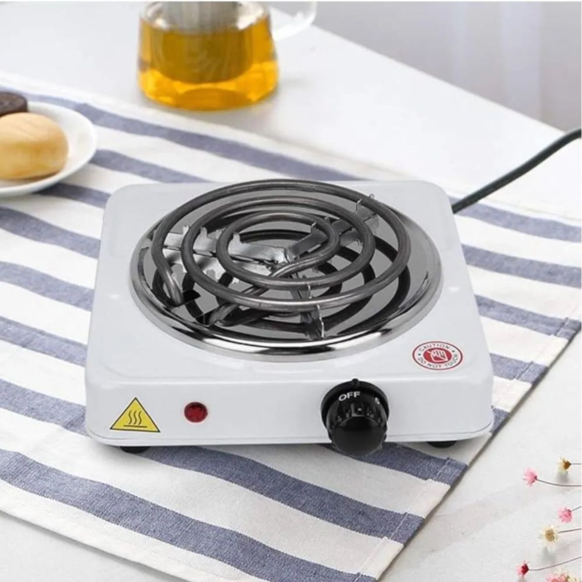 GENERICO - Cocina 500 Watts Estufa Espiral Electrica de 1 Hornilla  Portatil