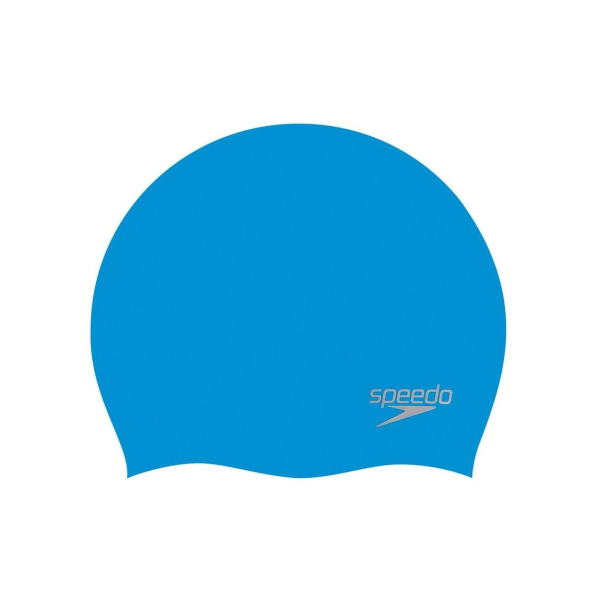 SPEEDO - Gorro para Natación Speedo Plain Moulded Blue Silver