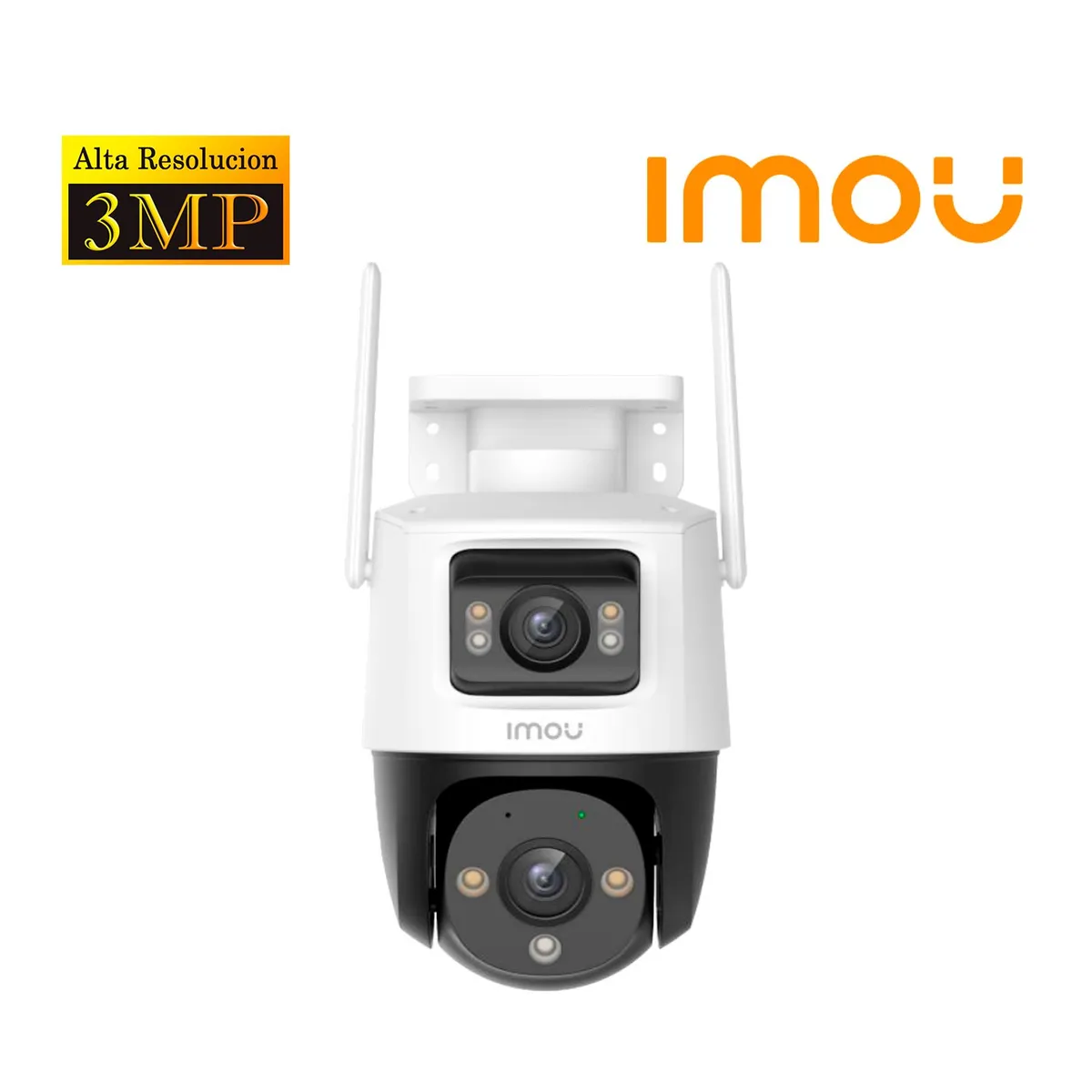 IMOU - Cámara Seguridad Wi-Fi IMOU CRUISER DUAL 3MP + 3MP 360° Noche Color