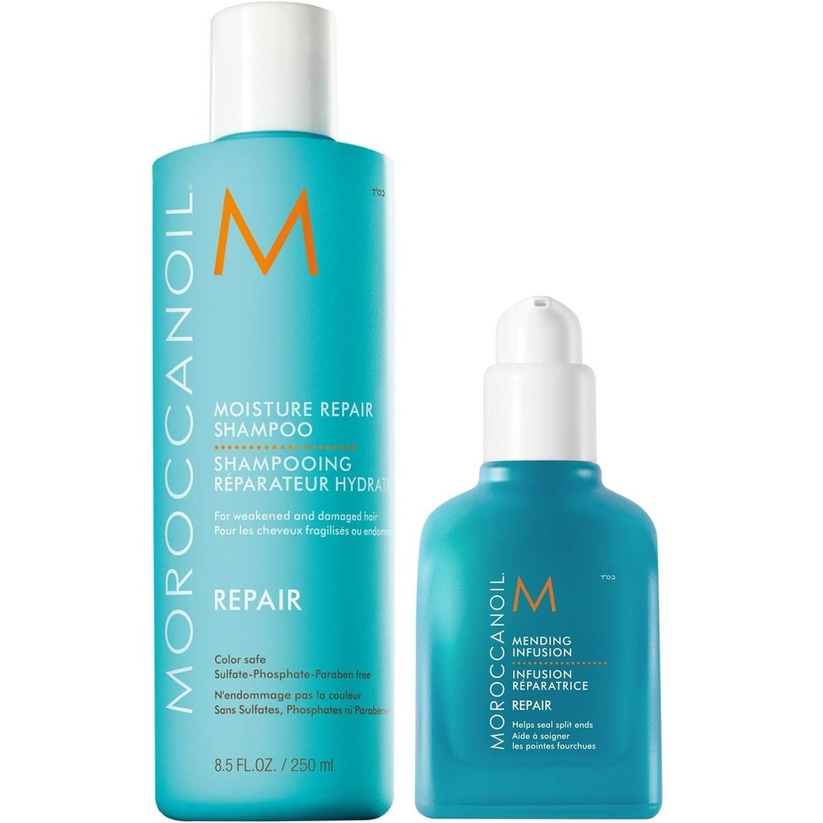 MOROCCANOIL - Shampoo Reparador 250ml + Infusión Moroccanoil Repair