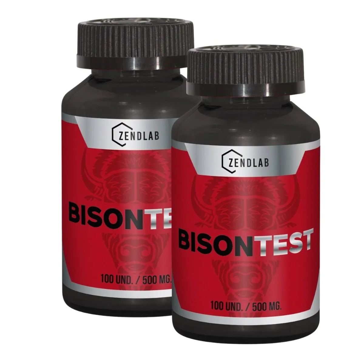 ZENDLAB - Pack x2 HUANARPO MACHO BISONTEST ZENDLAB 100 cápsulas MACA NEGRA