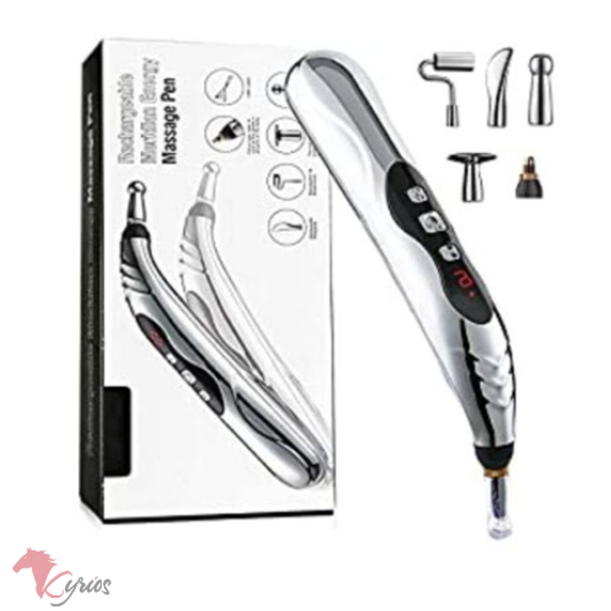 GENERICO - Bolígrafo De Acupuntura Para Terapia Pulso 5 en 1