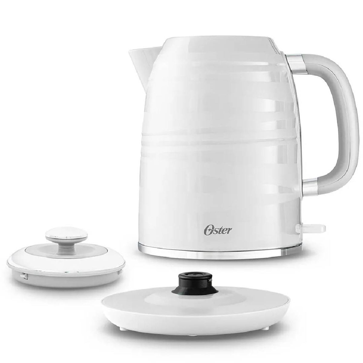OSTER - Hervidor eléctrico Oster 1.7 lt BVSTKT4177W Blanco