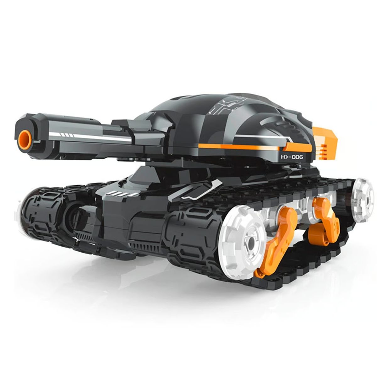 GENERICO - Carro a Control Remoto - Tanque Blanco con Negro