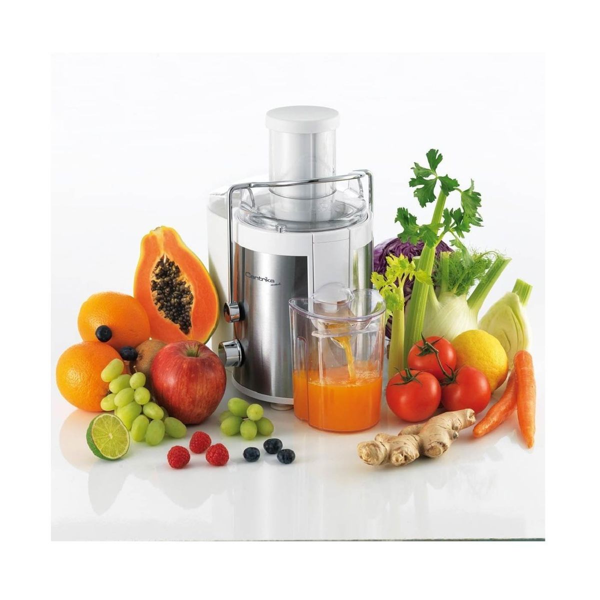GENERICO - Extractor de jugos 500 W para Frutas enteras - 2 vel