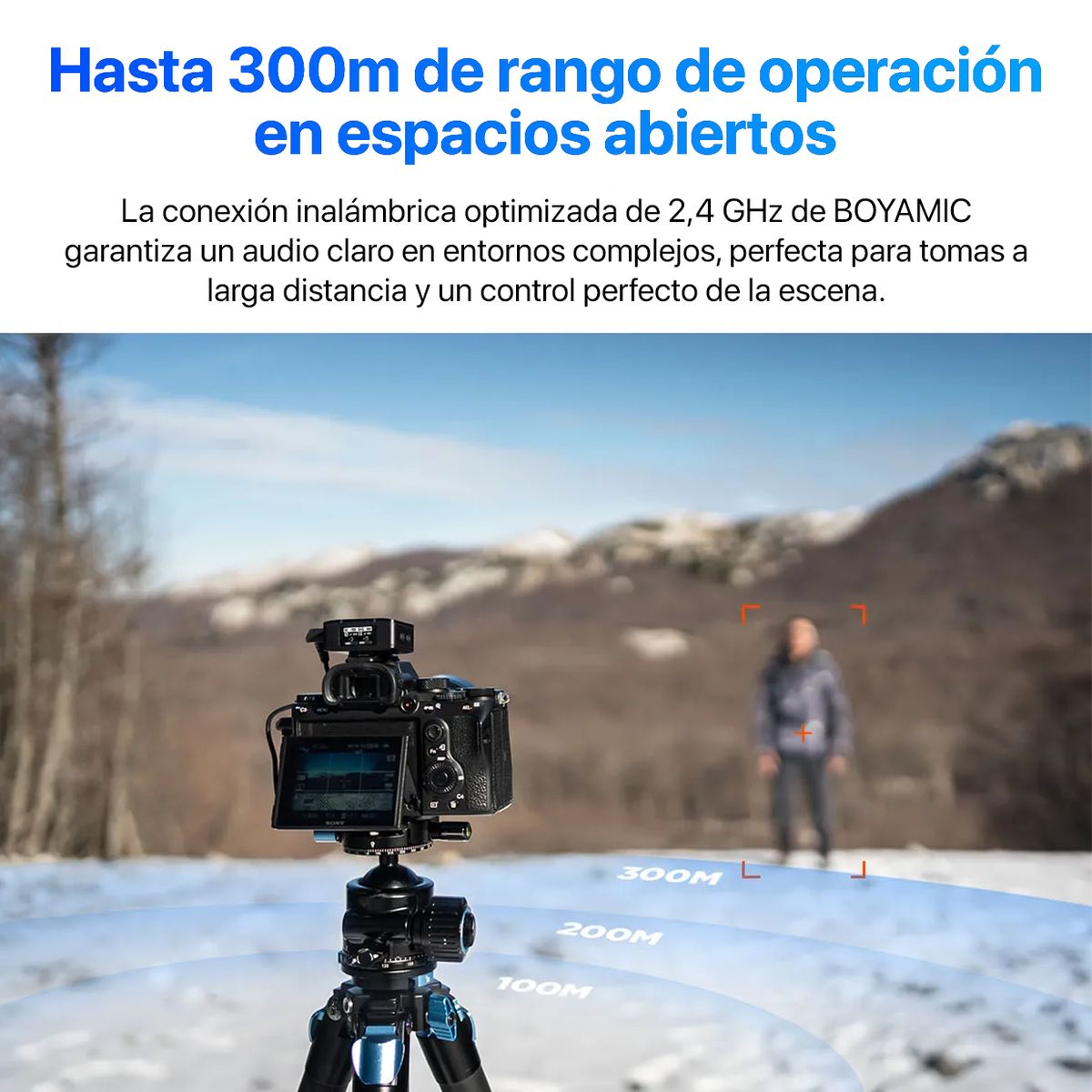 BOYA - Micrófono Profesional Boya Boyamic Inalámbrico iPhone Android Cámaras