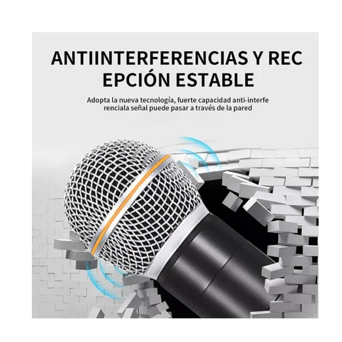 GENERICO - Microfono Inalambrico Doble Profesional Universal
