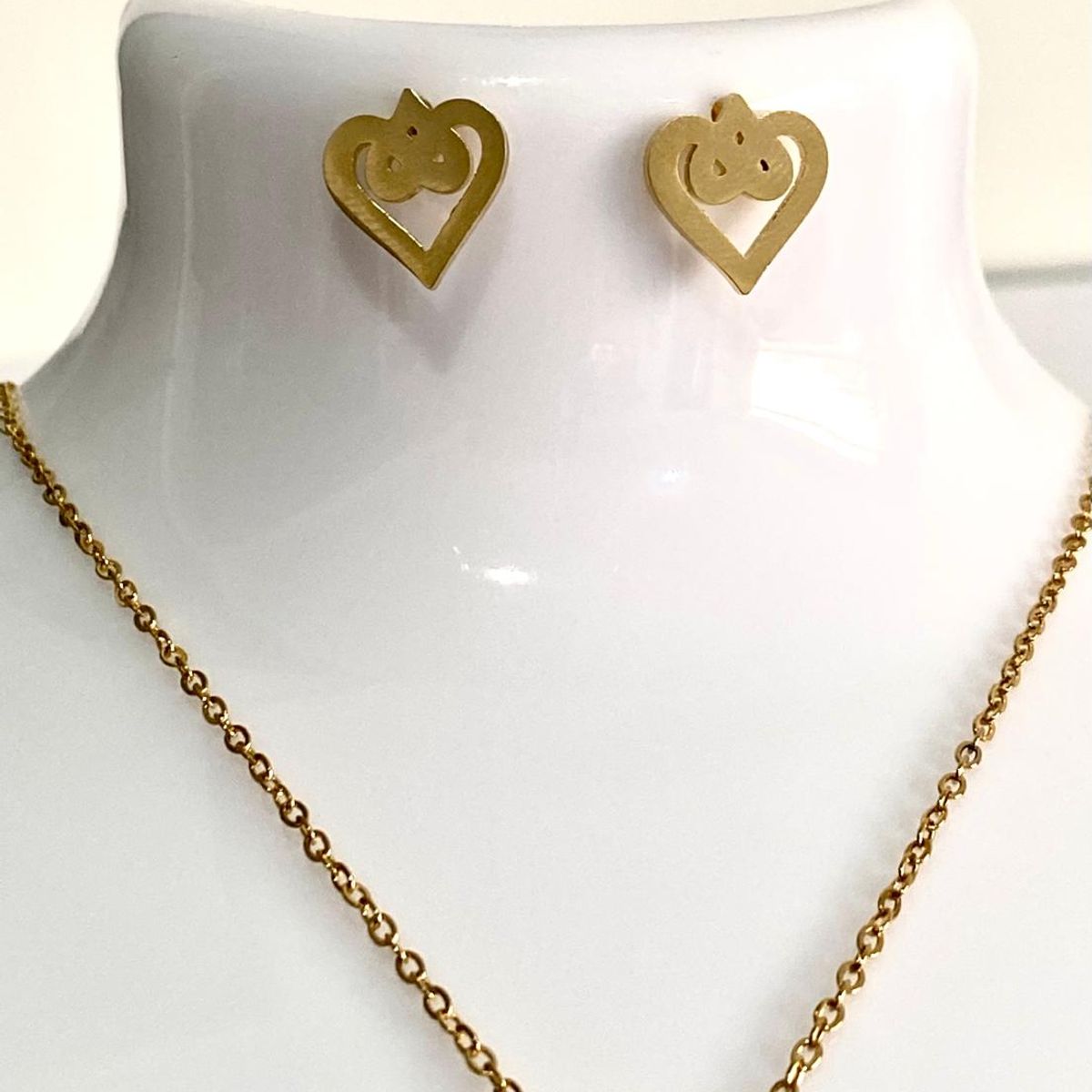 GENERICO - Collar y aretes de buho de noche