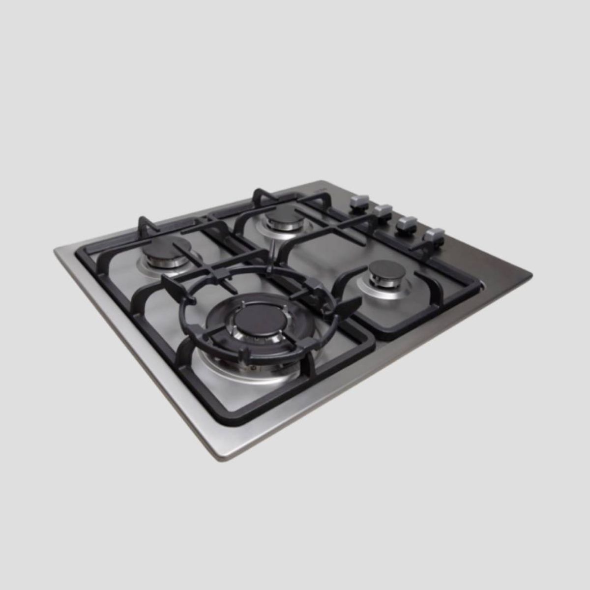 SOLE - ENCIMERA A GAS ACERO INOX. 58CM 4 QUEMADORES SOLE A SOLCO036.