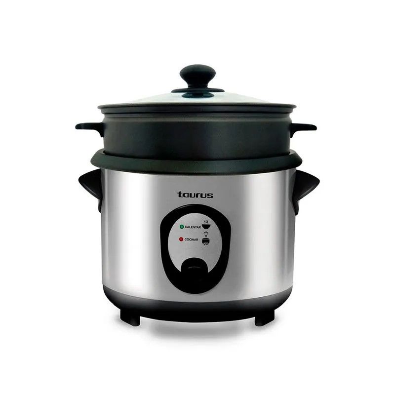 TAURUS - Olla arrocera Taurus 2.2LT CHEF 25 FRY Plateado