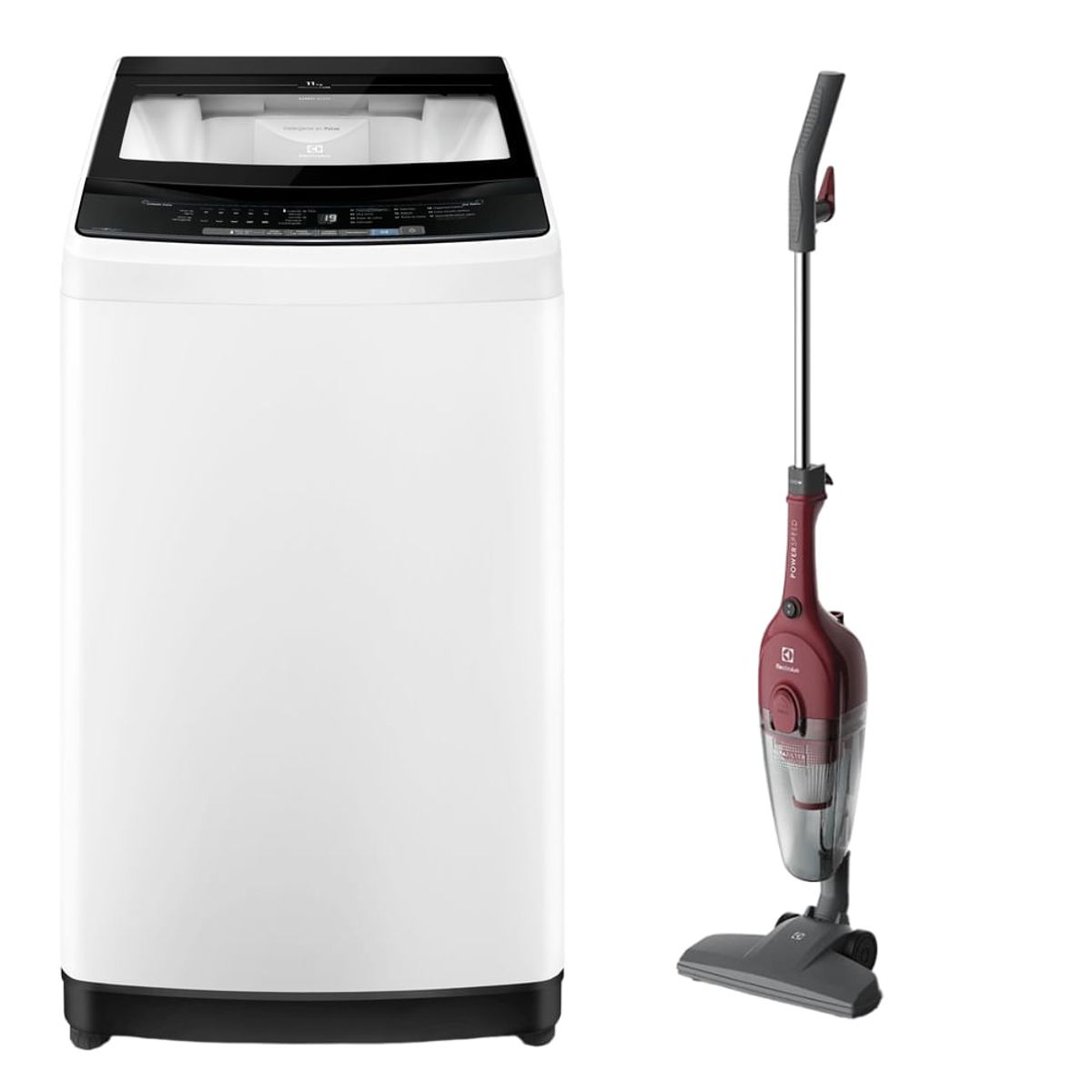 ELECTROLUX - Combo Lavadora 11kg Premium Care White EWIW11F2USVW + Aspiradora vertical STK13 Electrolux