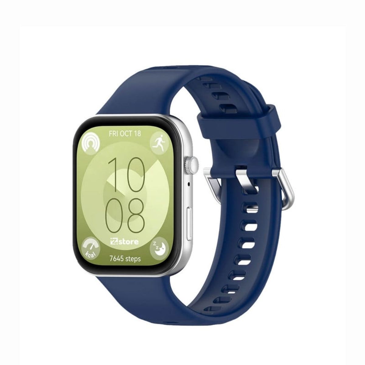 GENERICO - Correa de Silicona Para Huawei Fit 3 - Azul Noche