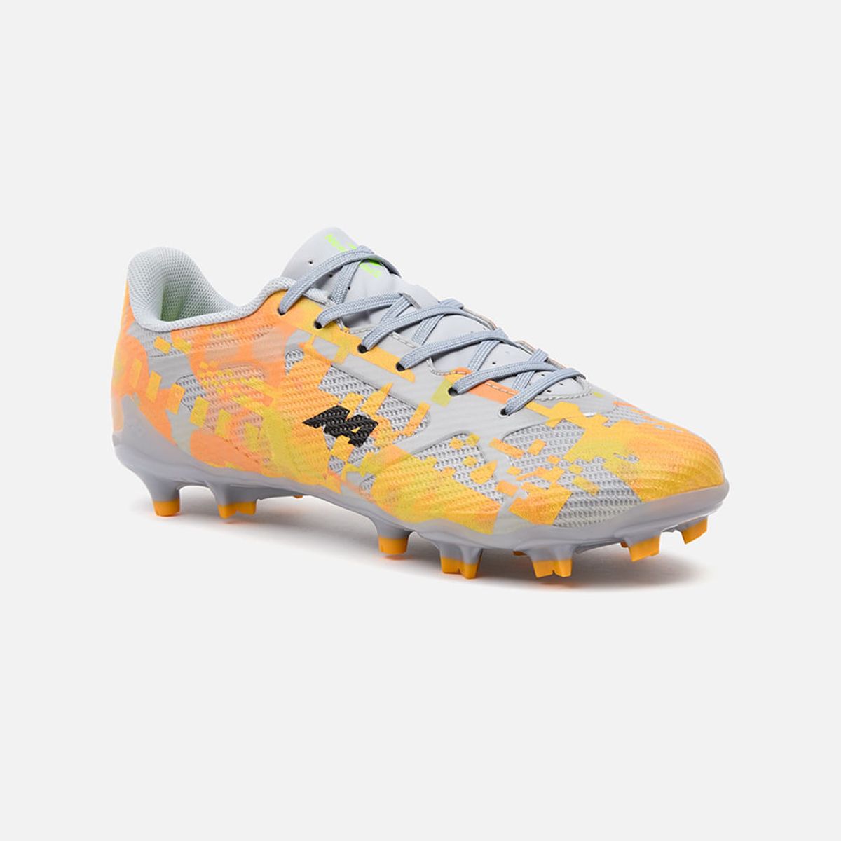 NEW ATHLETIC - Zapatillas New Athletic Football Slabs74 Gris Con Naranja Juvenil