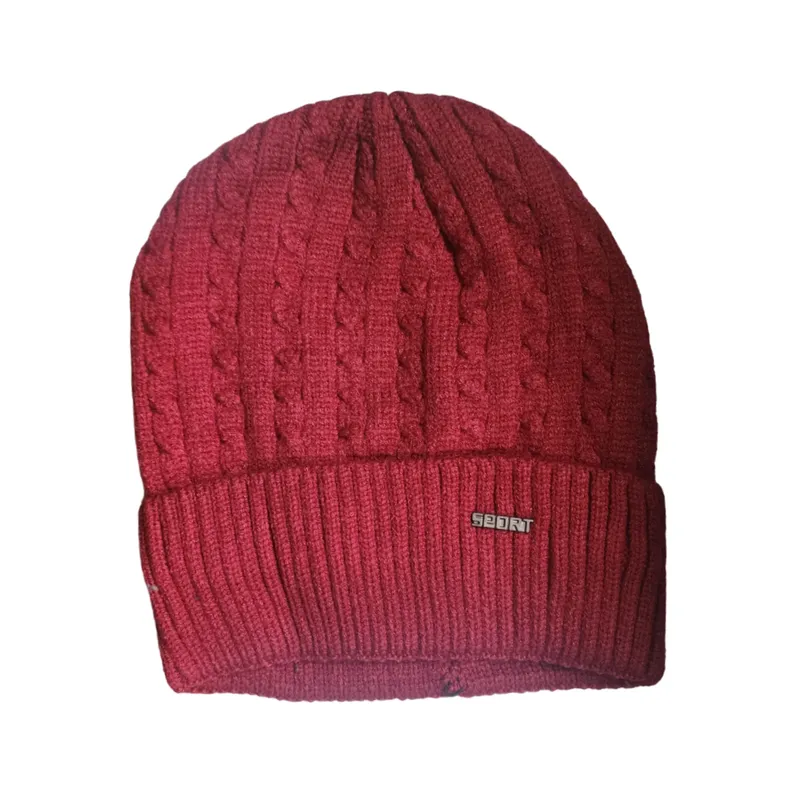 GENERICO - Gorro Chullo De Lana con interior de felpa para Invierno