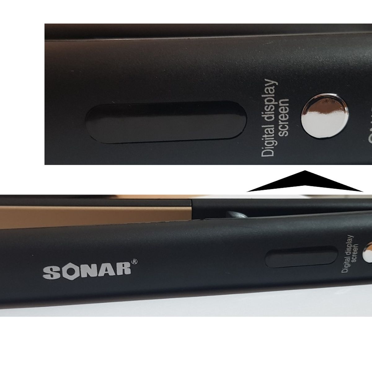 GENERICO - Plancha Alisador Cabello cerámica con pantalla