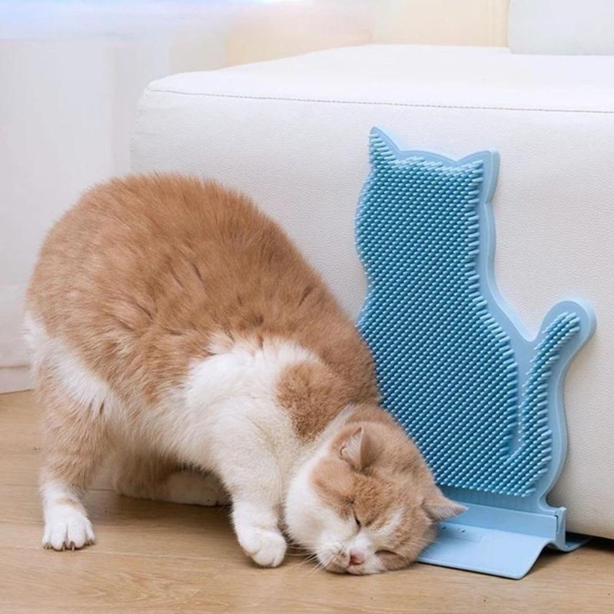 TUPET SHOP - Cepillo de Masaje para Gatos, Peine Suave  Celeste