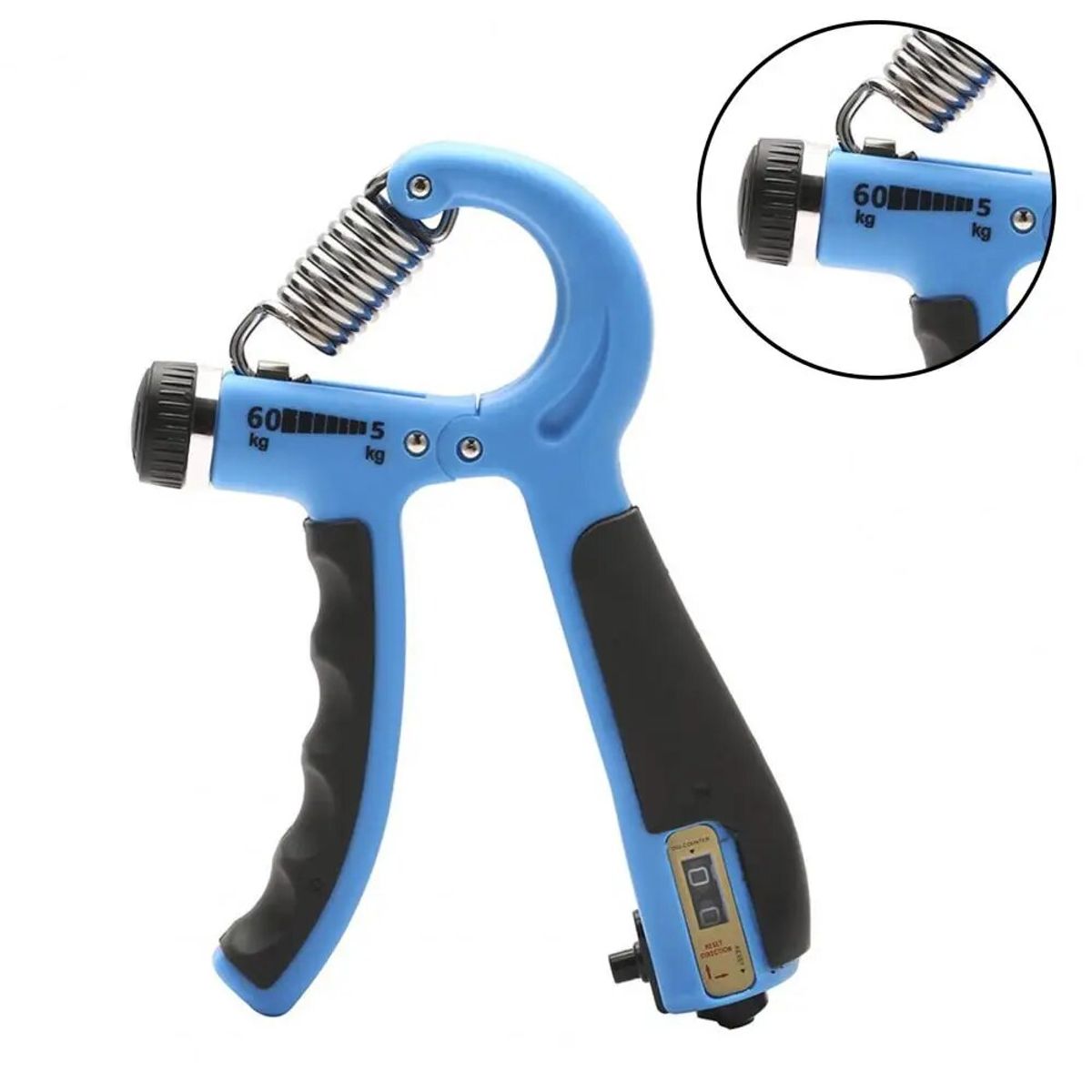 GENERICO - Hand Grip Con Contador Ejercita Manos Y Antebrazo 5kg A 60kg