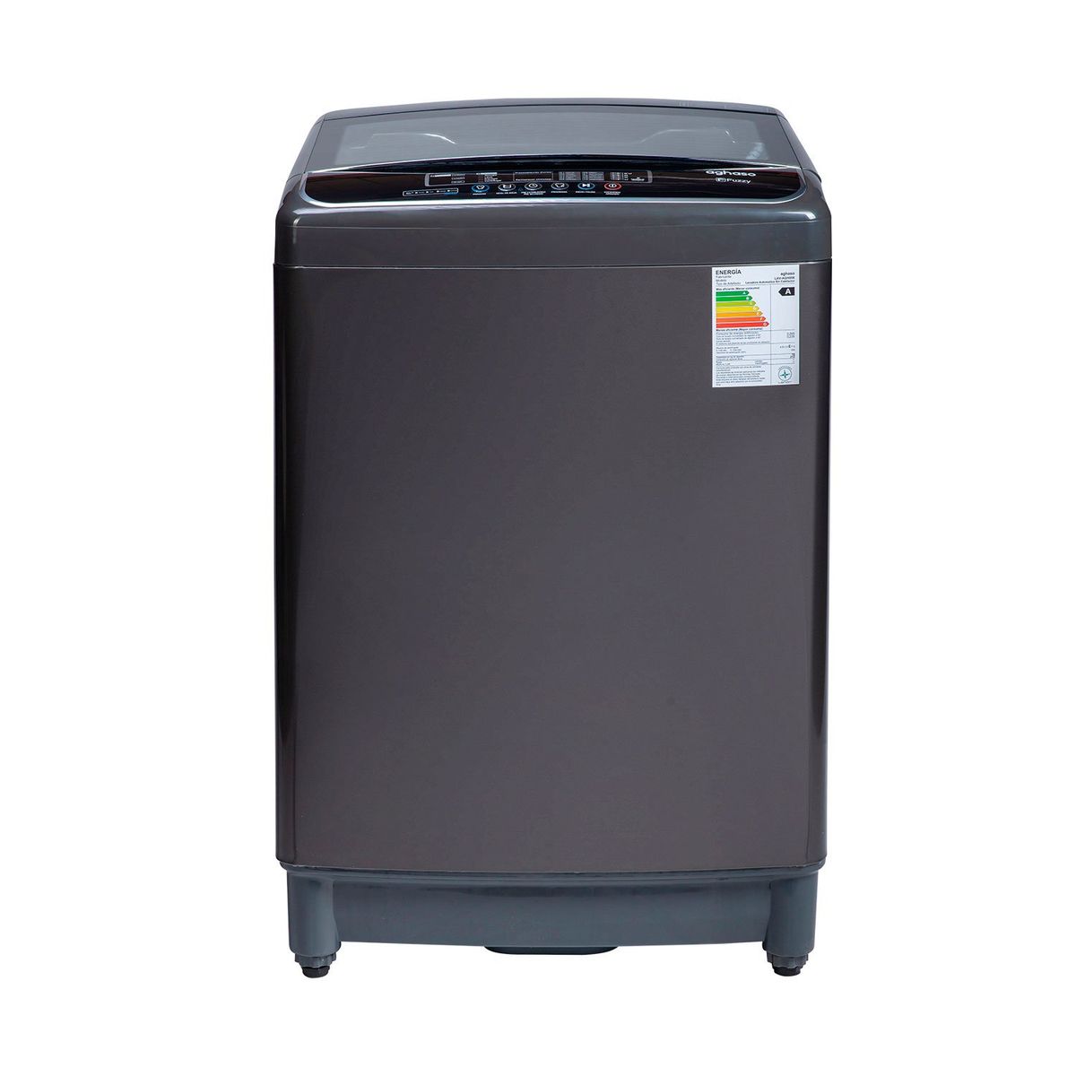 AGHASO - Lavadora Aghaso Silver Carga superior 18 Kg